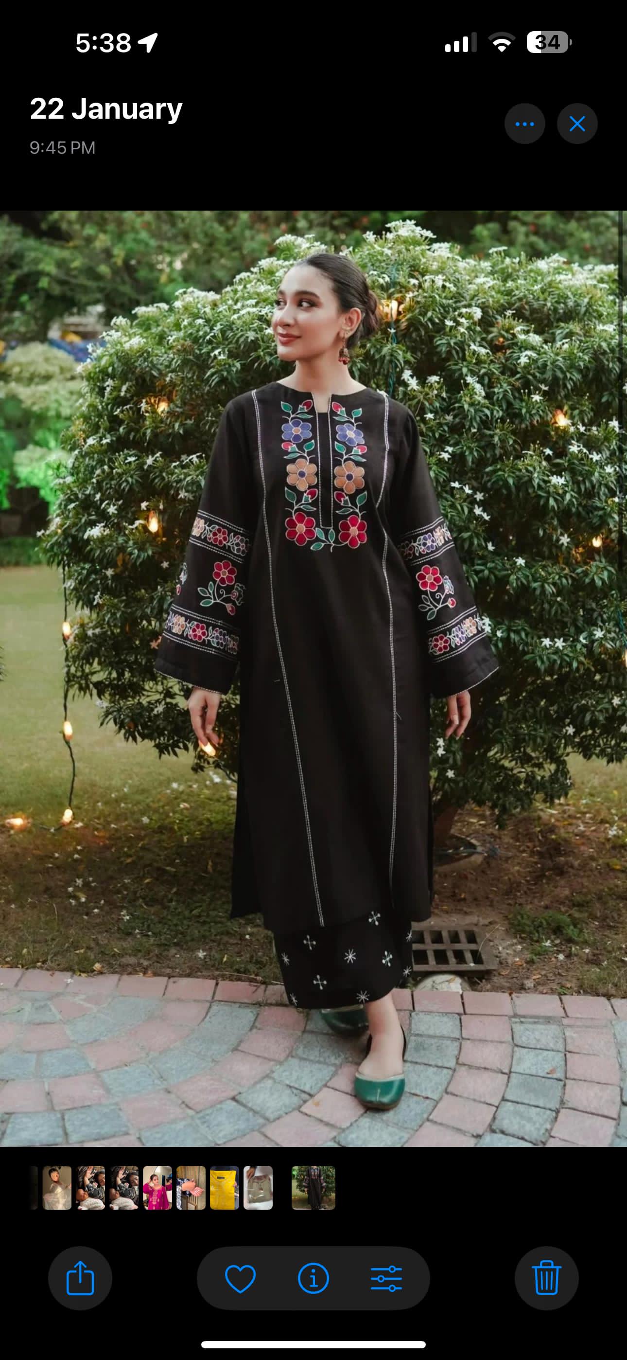 Embroidery cotton 2pc stitched dress
