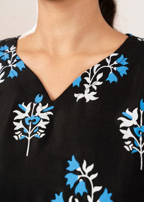 Iqra Kanwal Design Elegant look printed 2 pieces (black)