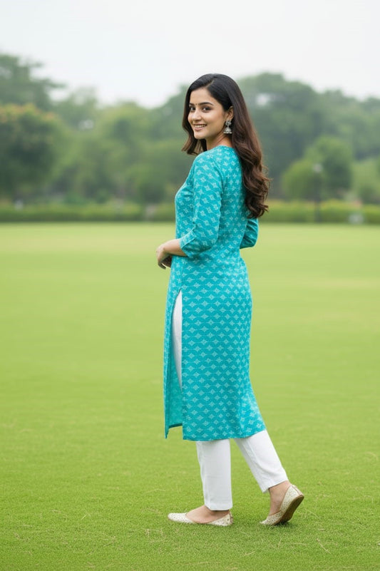 Stitched 2-Piece Set Digital Printed Outfit