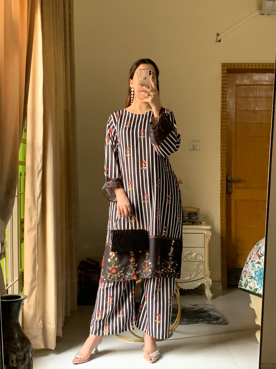 Samira Premium Long-Length Stitched 3-Piece