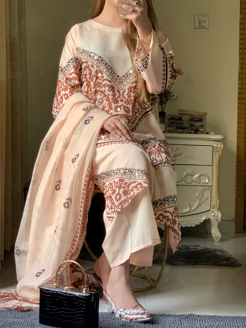 Simran Elegance Stitched 3-Piece Set