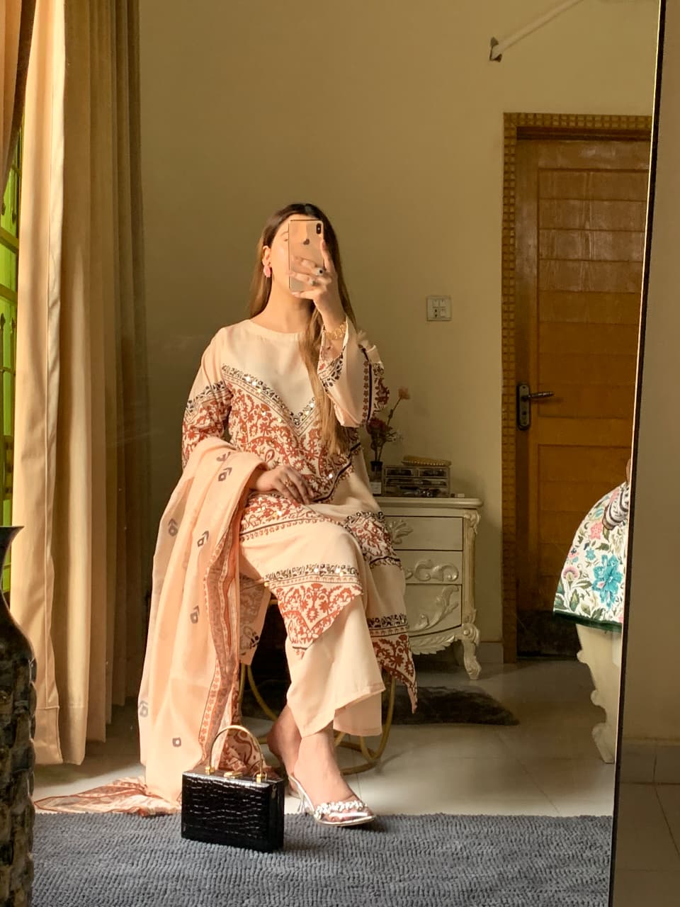 Simran Elegance Premium Stitched 3-Piece Set