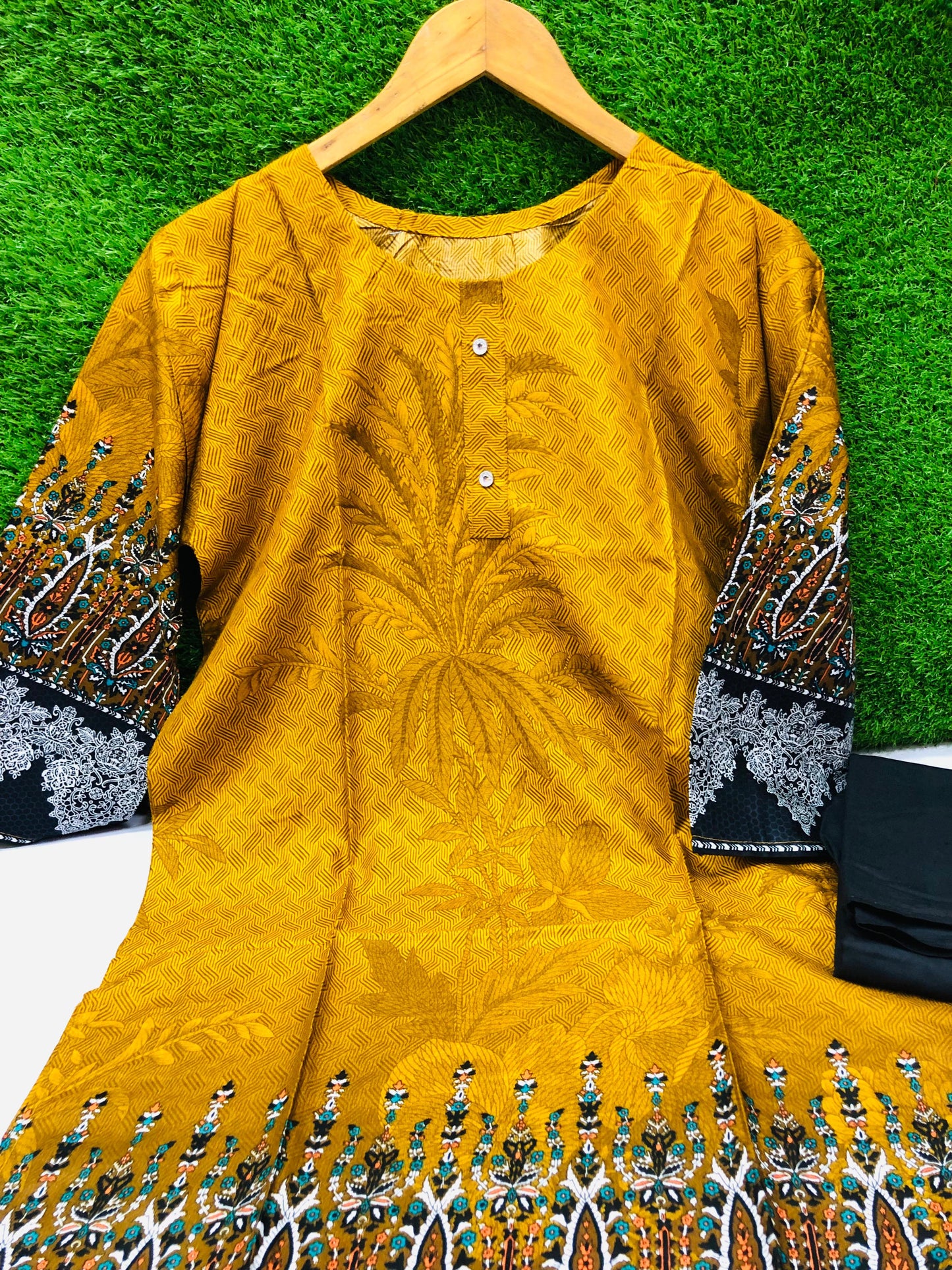 Stitched 2-Piece Set Digital Printed Outfit