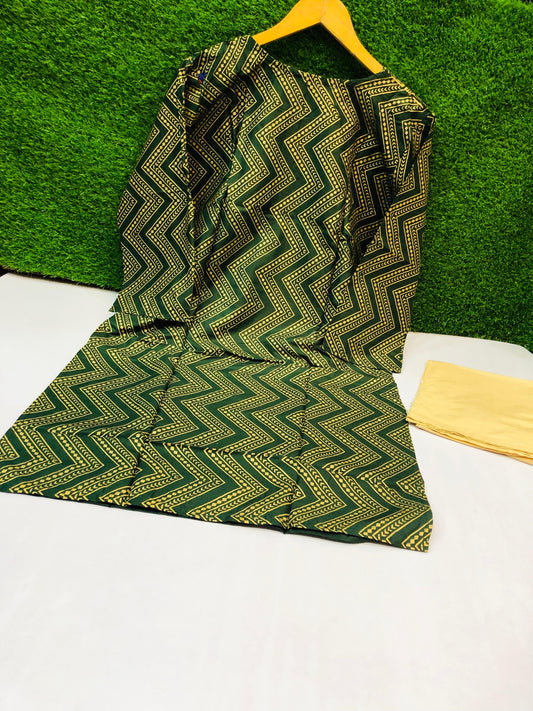 Green Floral Side Design