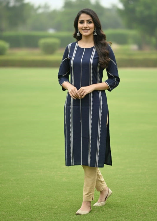 Stitched 2-Piece Set Gotta Lace Design Work (Zink)