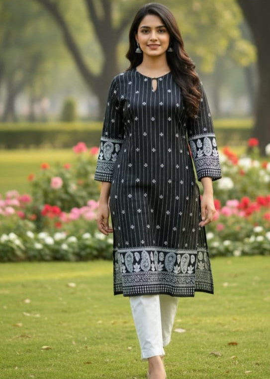 Stitched 2-Piece Set Digital Printed Outfit