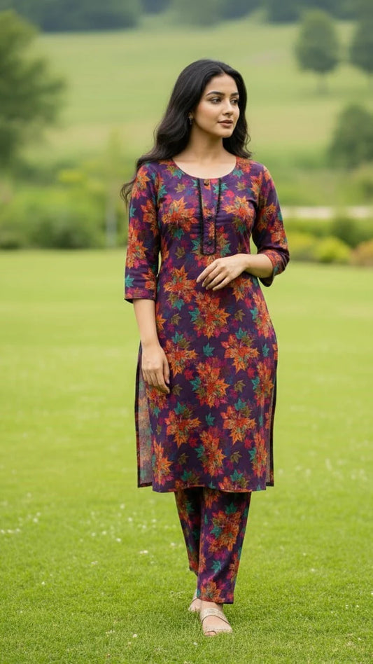 Dhanak Digital Print 2piece Suits for Winters