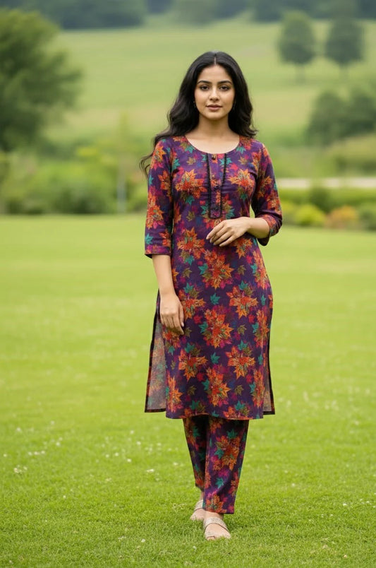 Dhanak Digital Print 2piece Suits for Winters