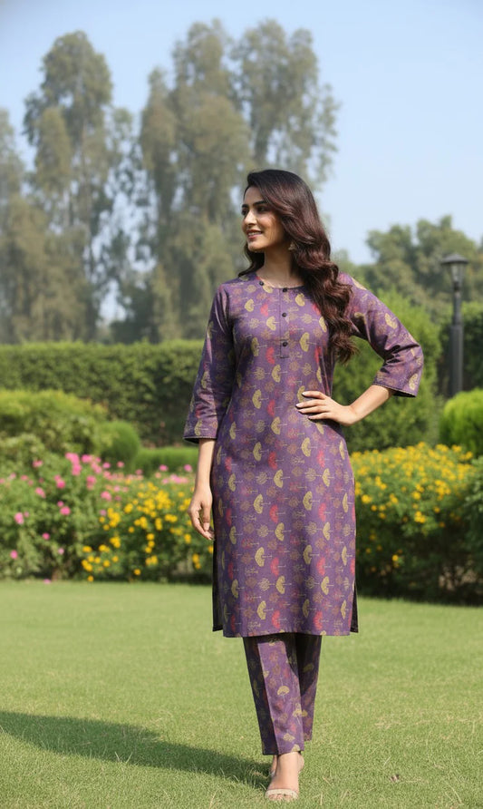Dhanak Digital Print 2piece Suits for Winters