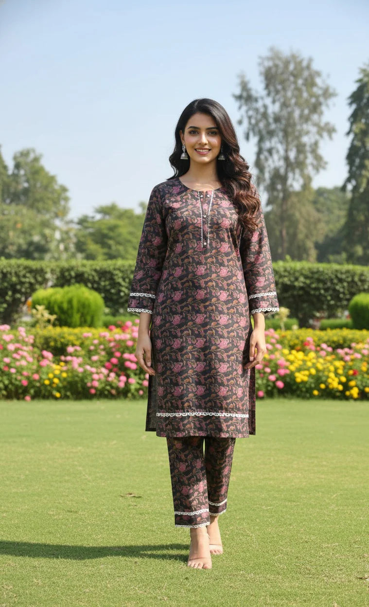 Dhanak Digital Print 2piece Suits for Winters