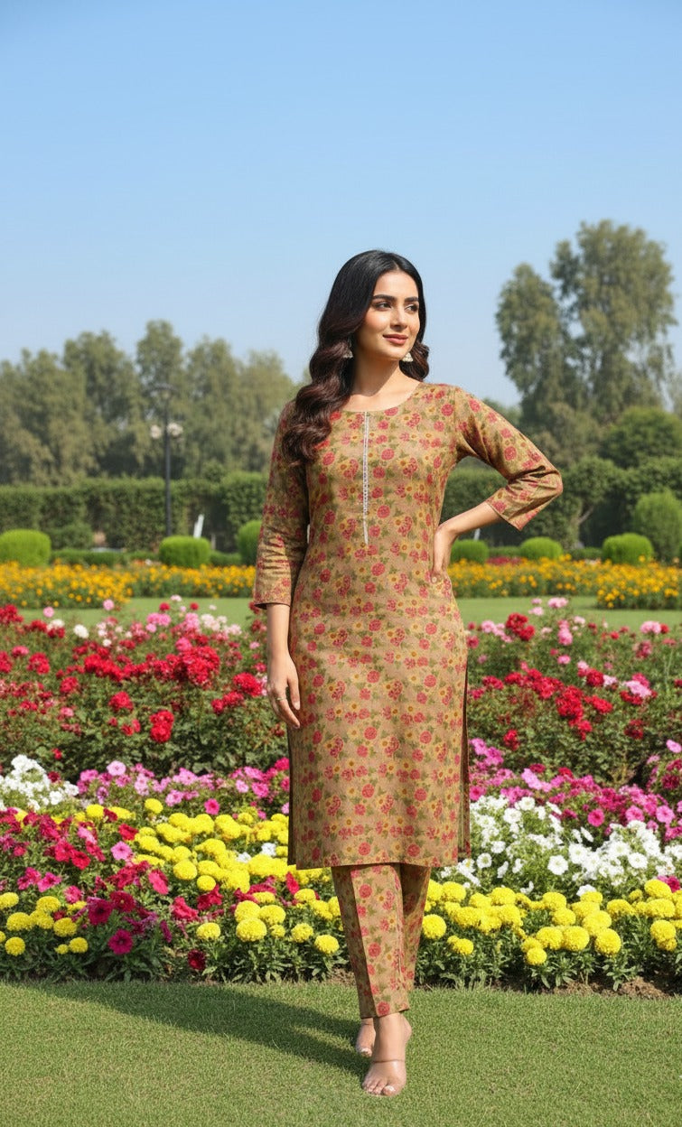 Dhanak Digital Print 2piece Suits for Winters