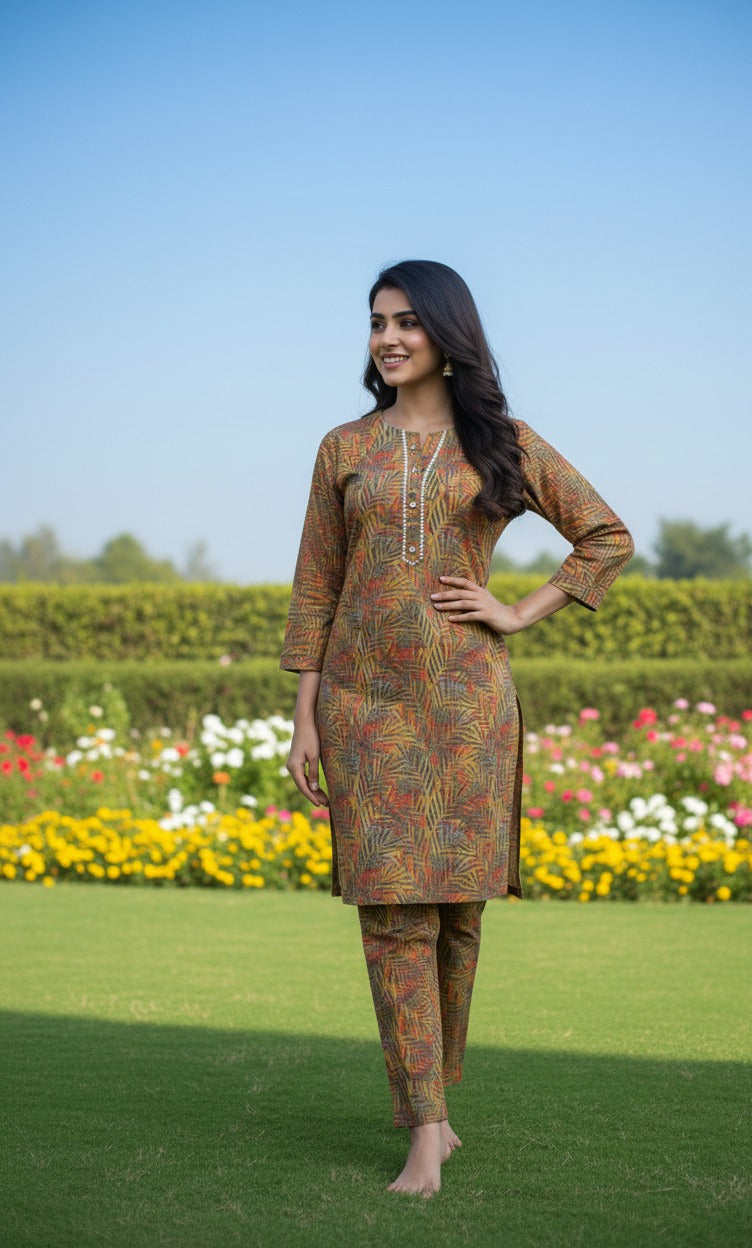Dhanak Digital Print 2piece Suits for Winters